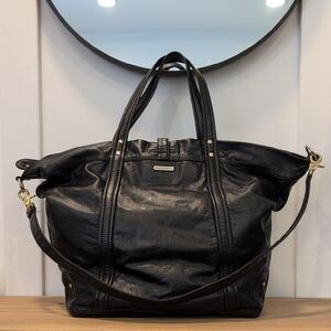 Rebecca Minkoff Black Leather Large Tote